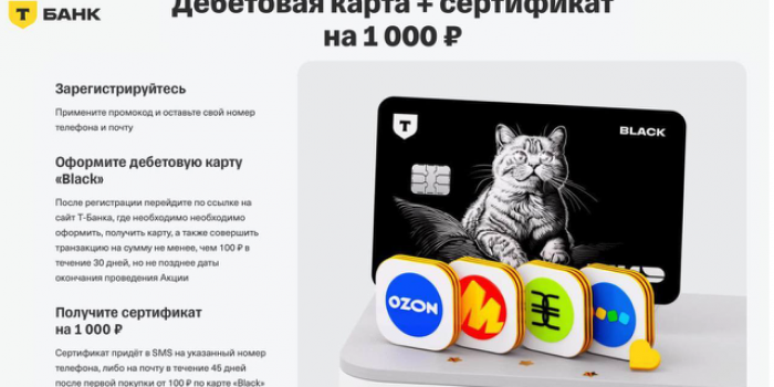 бесплатный сертификат от Т-Банка на БериКод